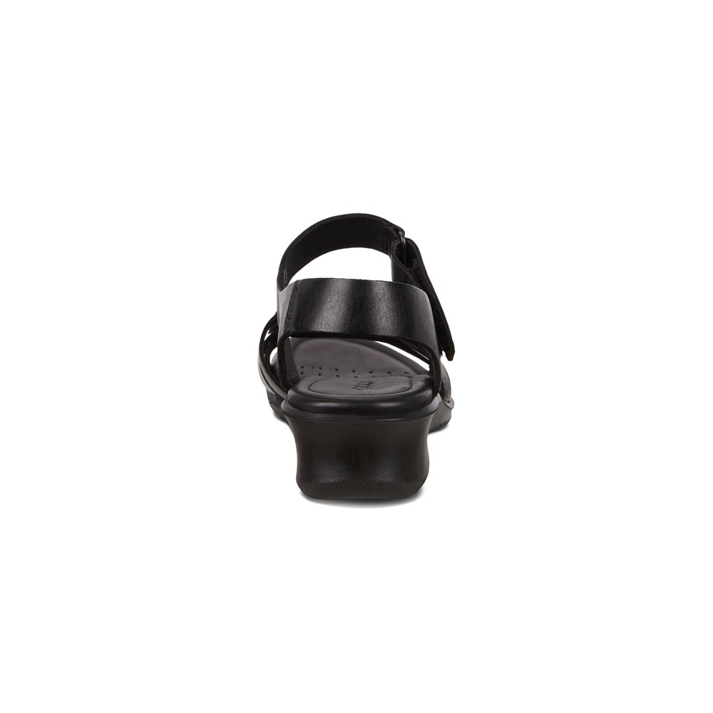 Sandalias Mujer - ECCO Felicia Adjustable Strap - Negros - MTU813270